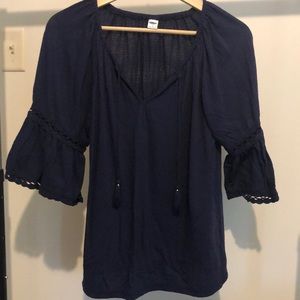 Old Navy, Navy Blue Blouse, size S